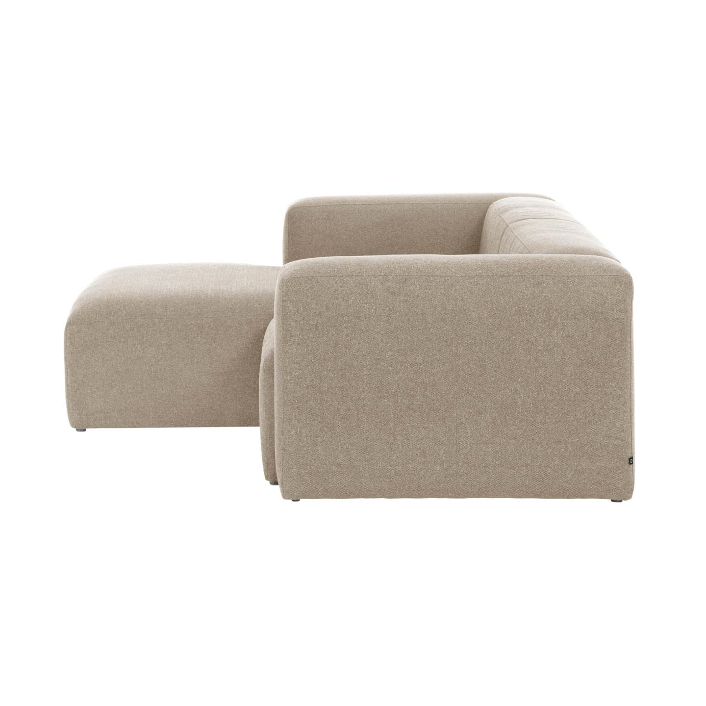 Kave Home 2-zits Bank 'Blok' Links, 240cm, kleur Beige