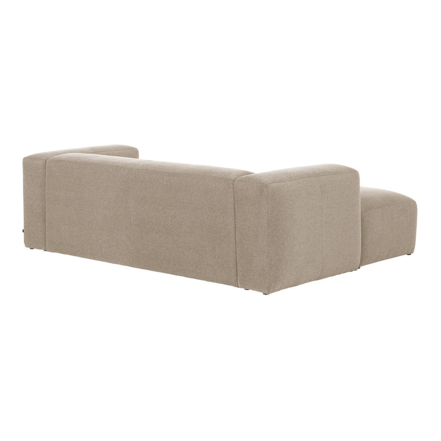 Kave Home 2-zits Bank 'Blok' Links, 240cm, kleur Beige