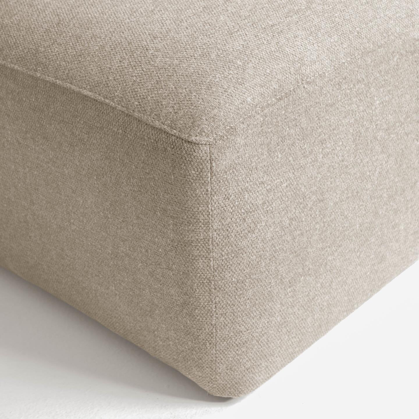 Kave Home 2-zits Bank 'Blok' Links, 240cm, kleur Beige