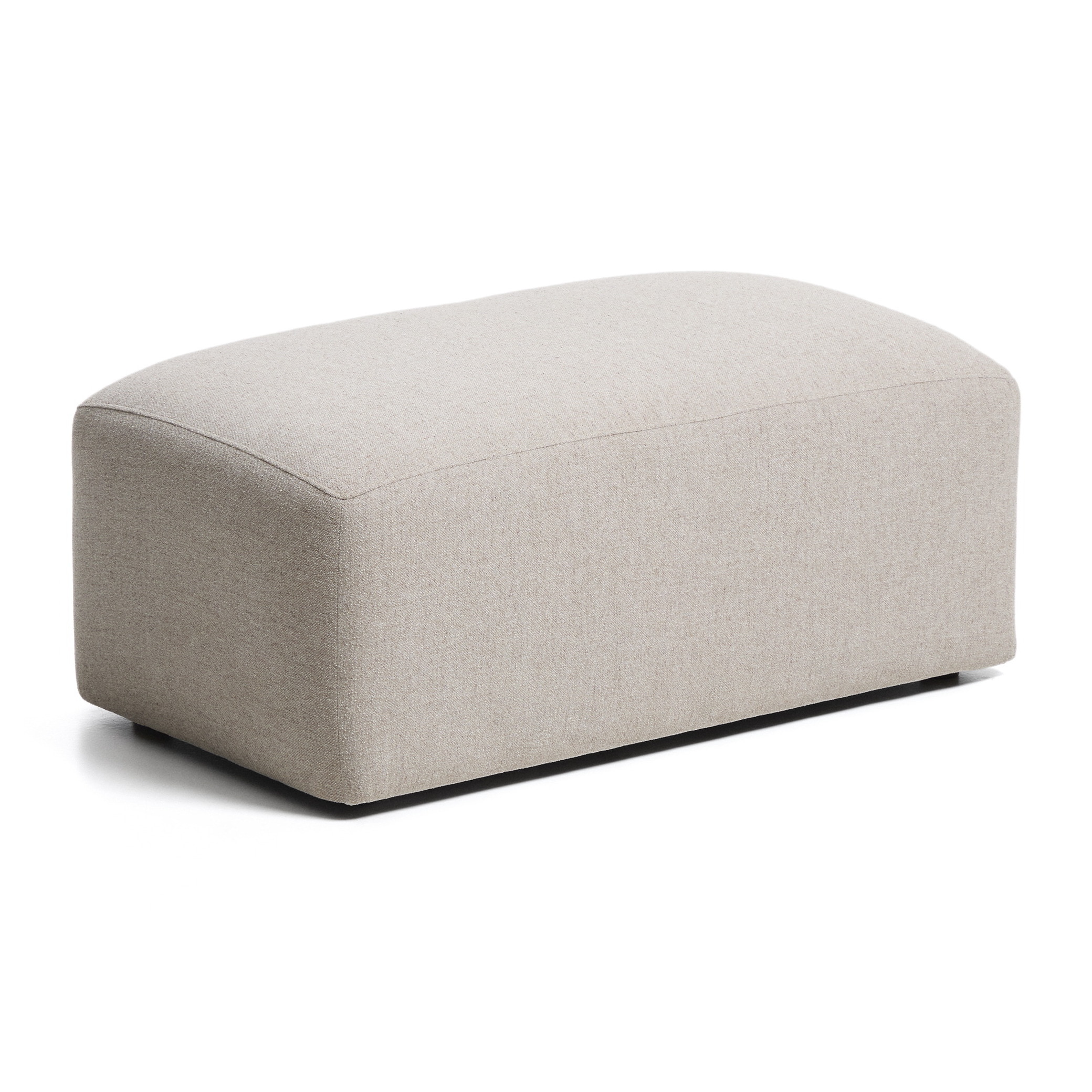 Kave Home Poef Blok Chenille, 60 x 104cm - Taupe