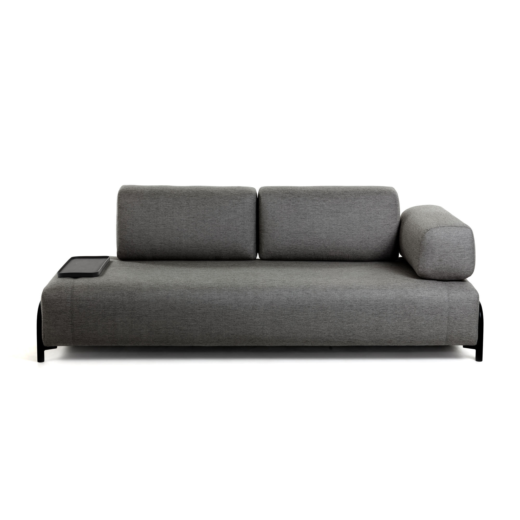 Kave Home 3-zits Bank 'Compo' kleur Donkergrijs