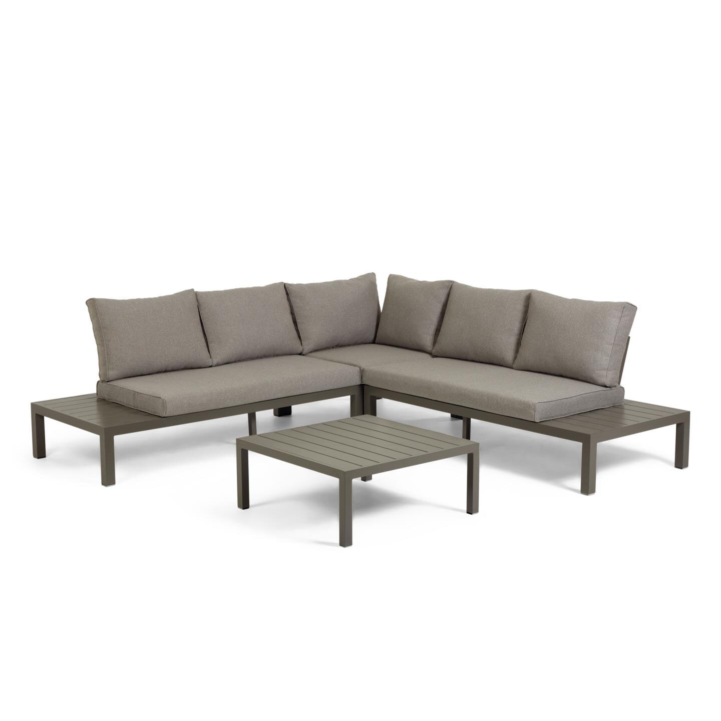 Kave Home Loungeset 'Duka' kleur Bruin Kave Home Loungeset 'Duka' kleur Bruin