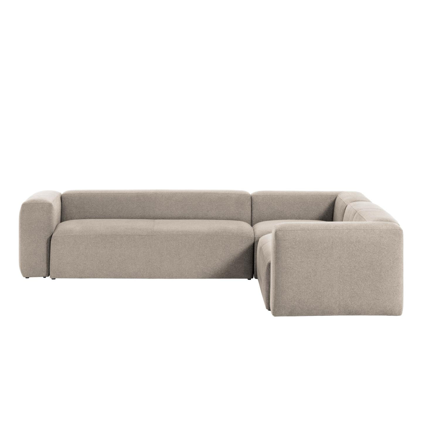 Kave Home 5-zits Hoekbank 'Blok', kleur Beige