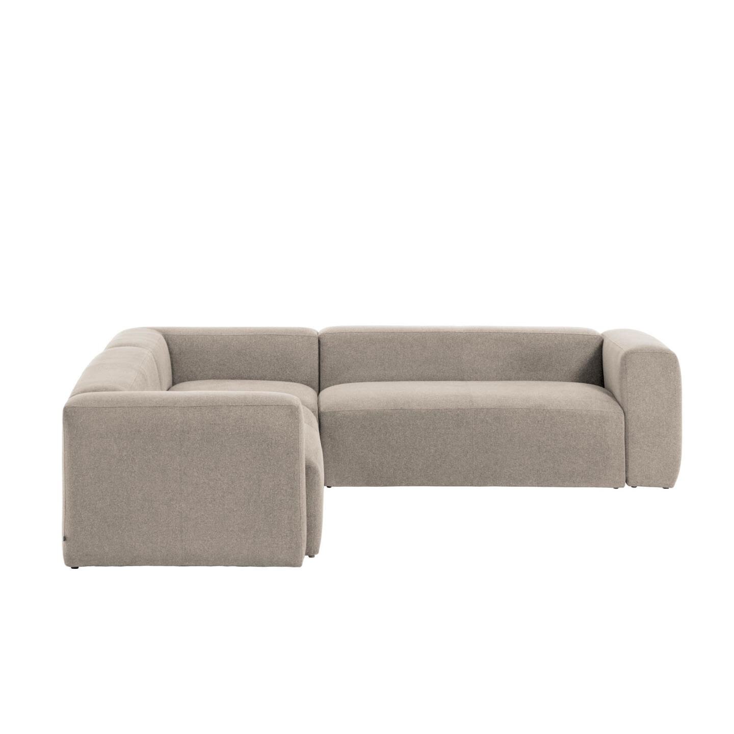 Kave Home 5-zits Hoekbank 'Blok', kleur Beige
