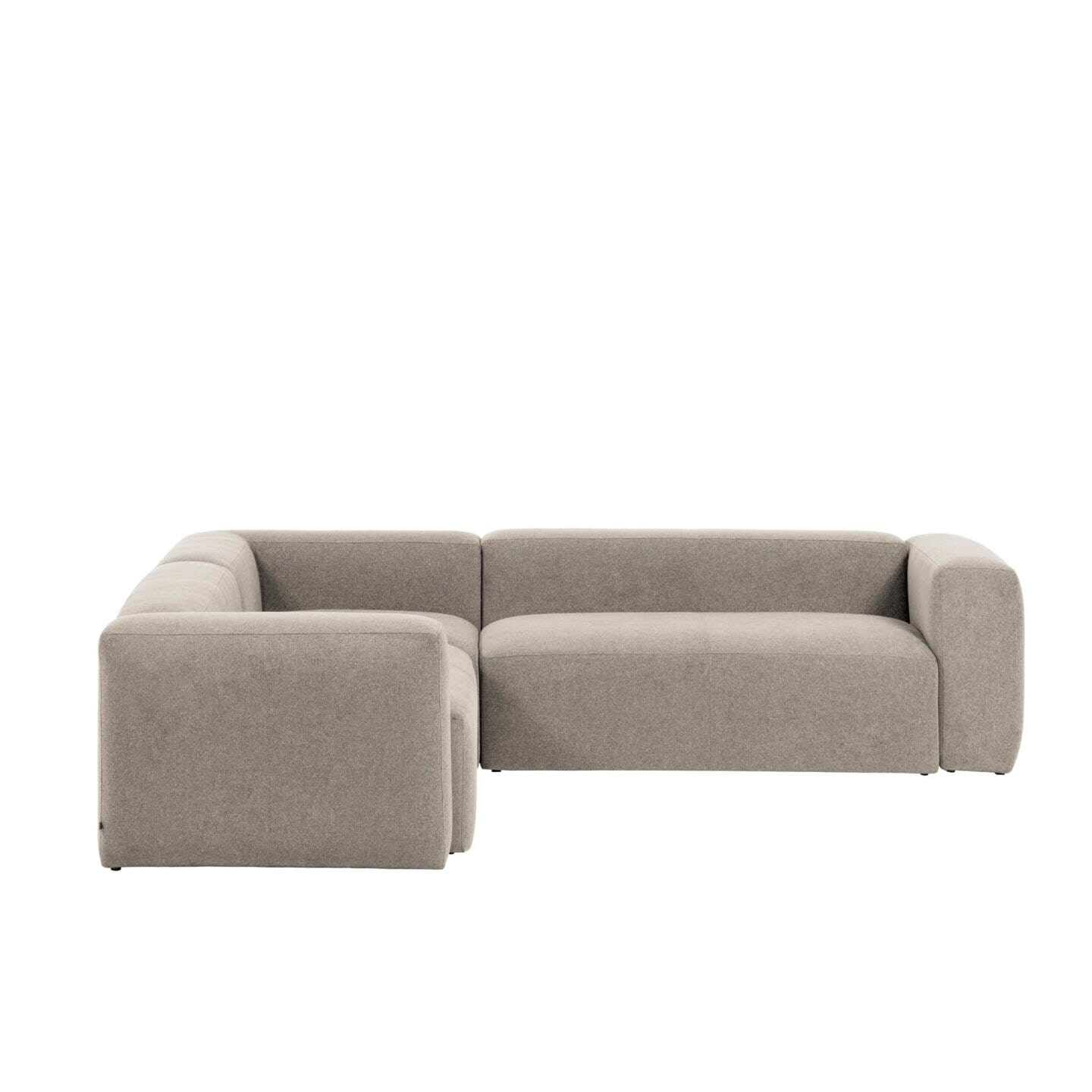 Kave Home 4-zits Hoekbank 'Blok' 290cm, kleur Beige