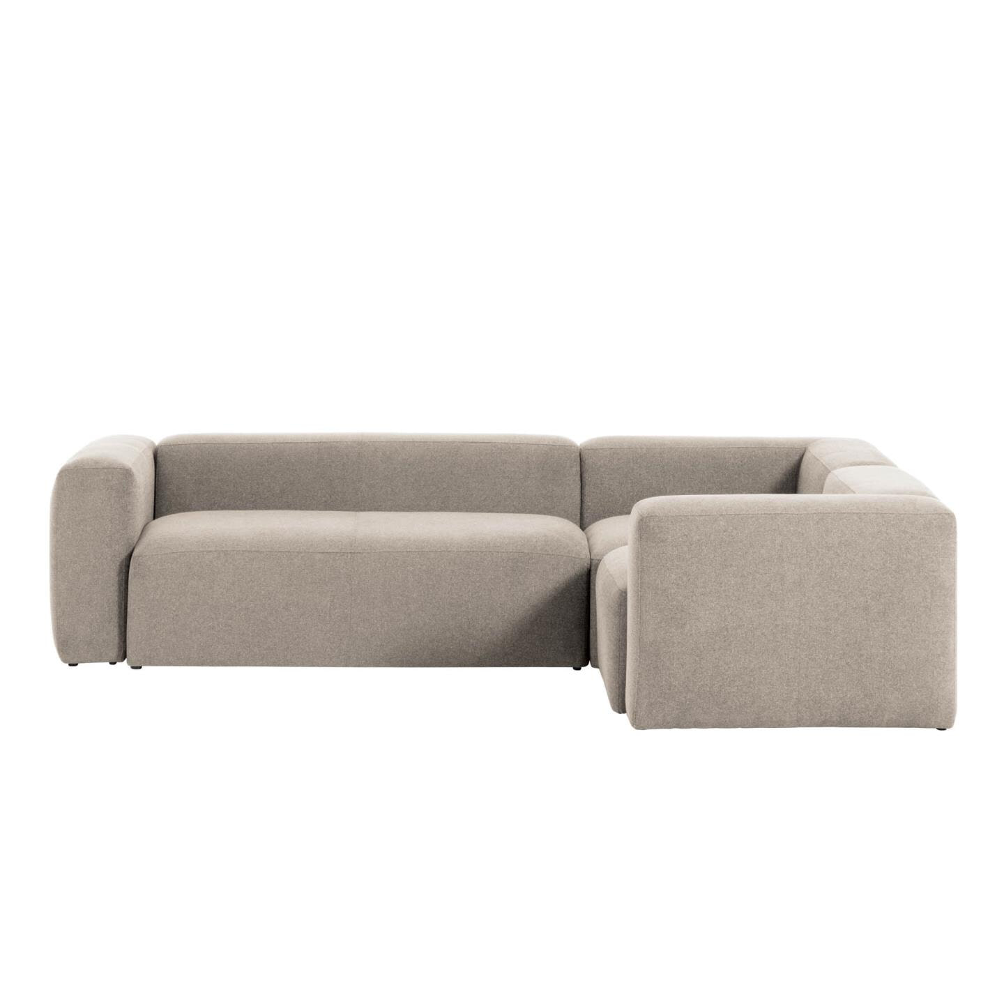 Kave Home 3-zits Hoekbank 'Blok' kleur Beige