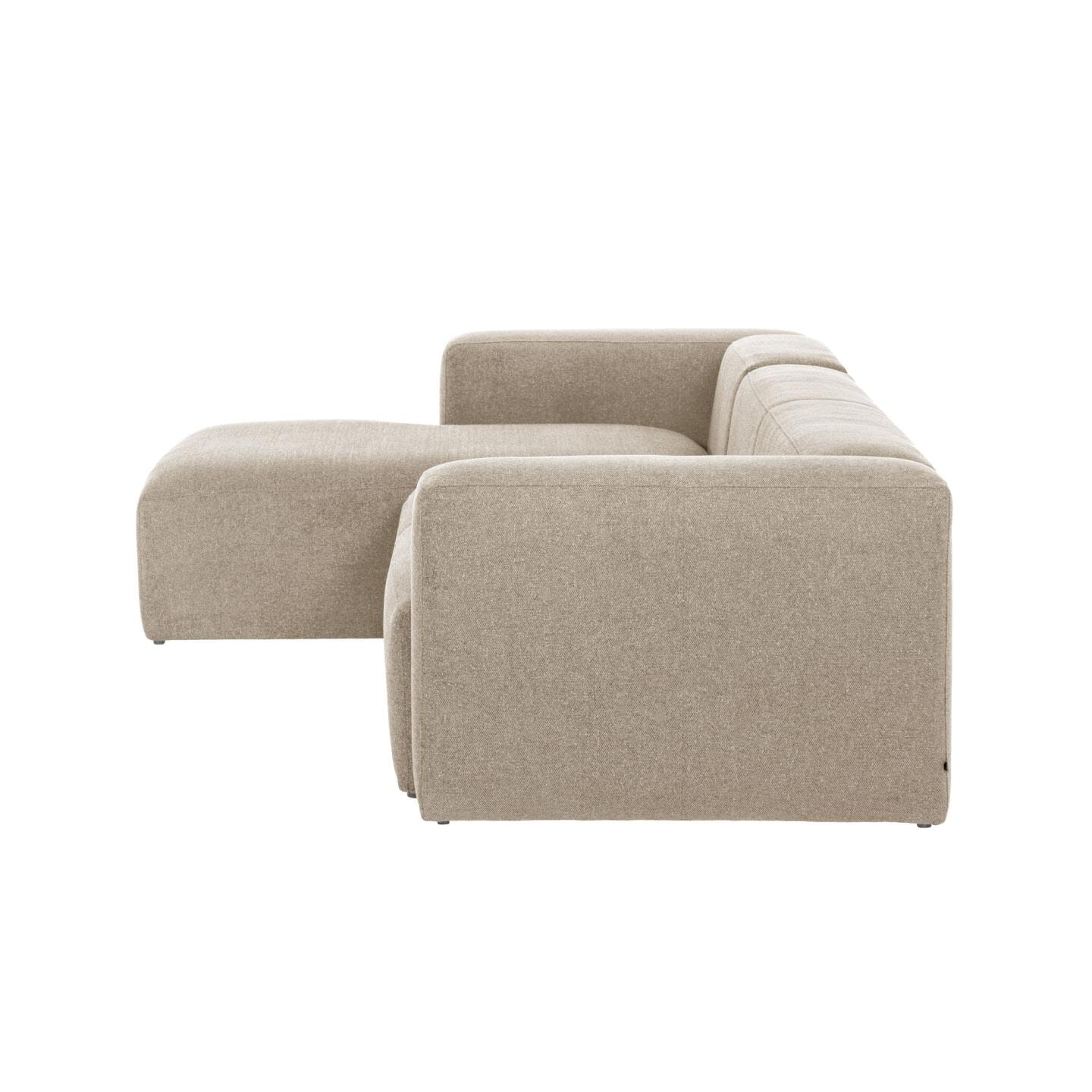 Kave Home Loungebank 'Blok' Links 300cm, kleur Beige