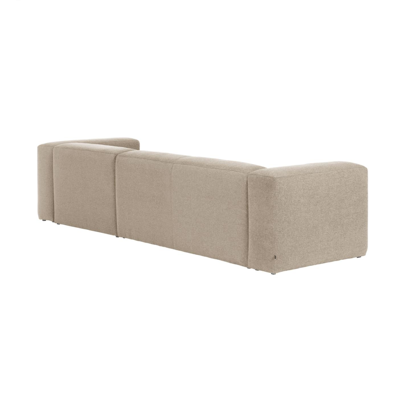 Kave Home Loungebank 'Blok' Rechts 300cm, kleur Beige