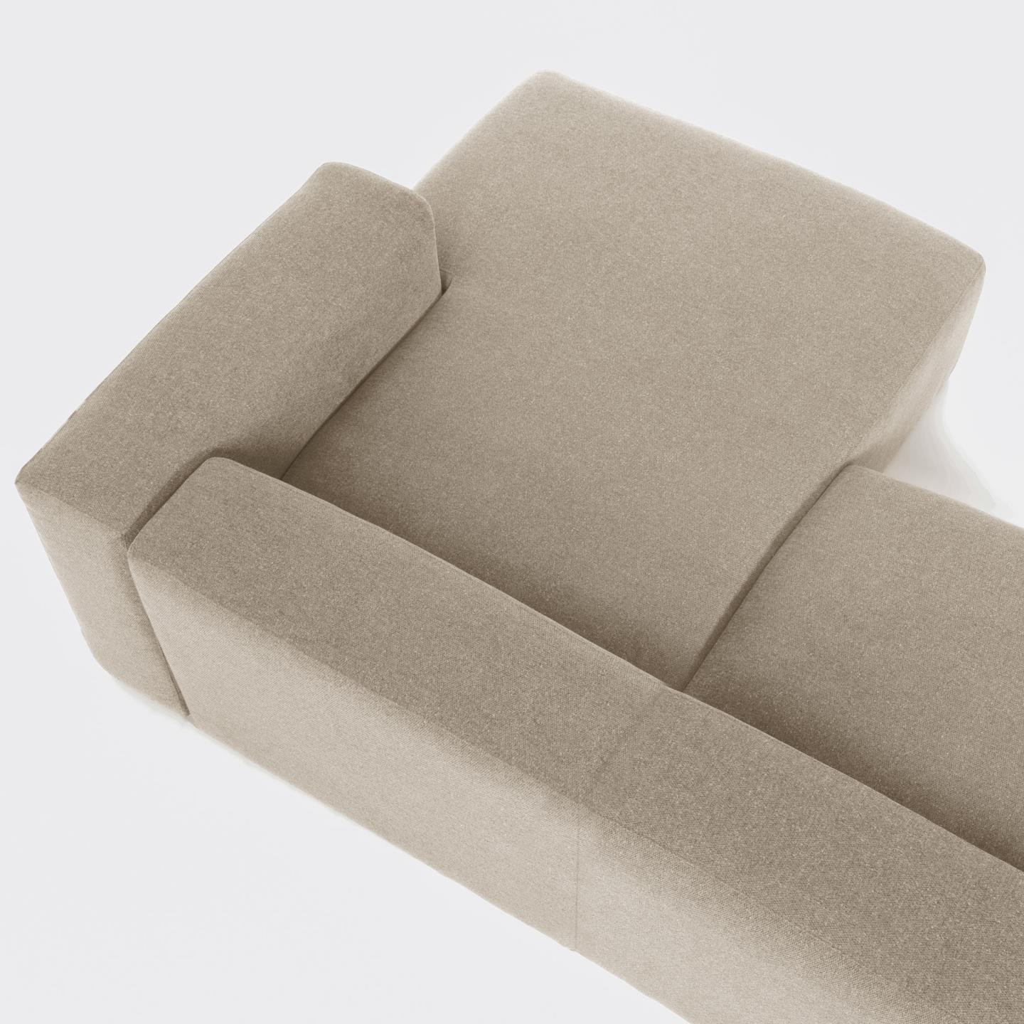 Kave Home Loungebank 'Blok' Rechts 300cm, kleur Beige