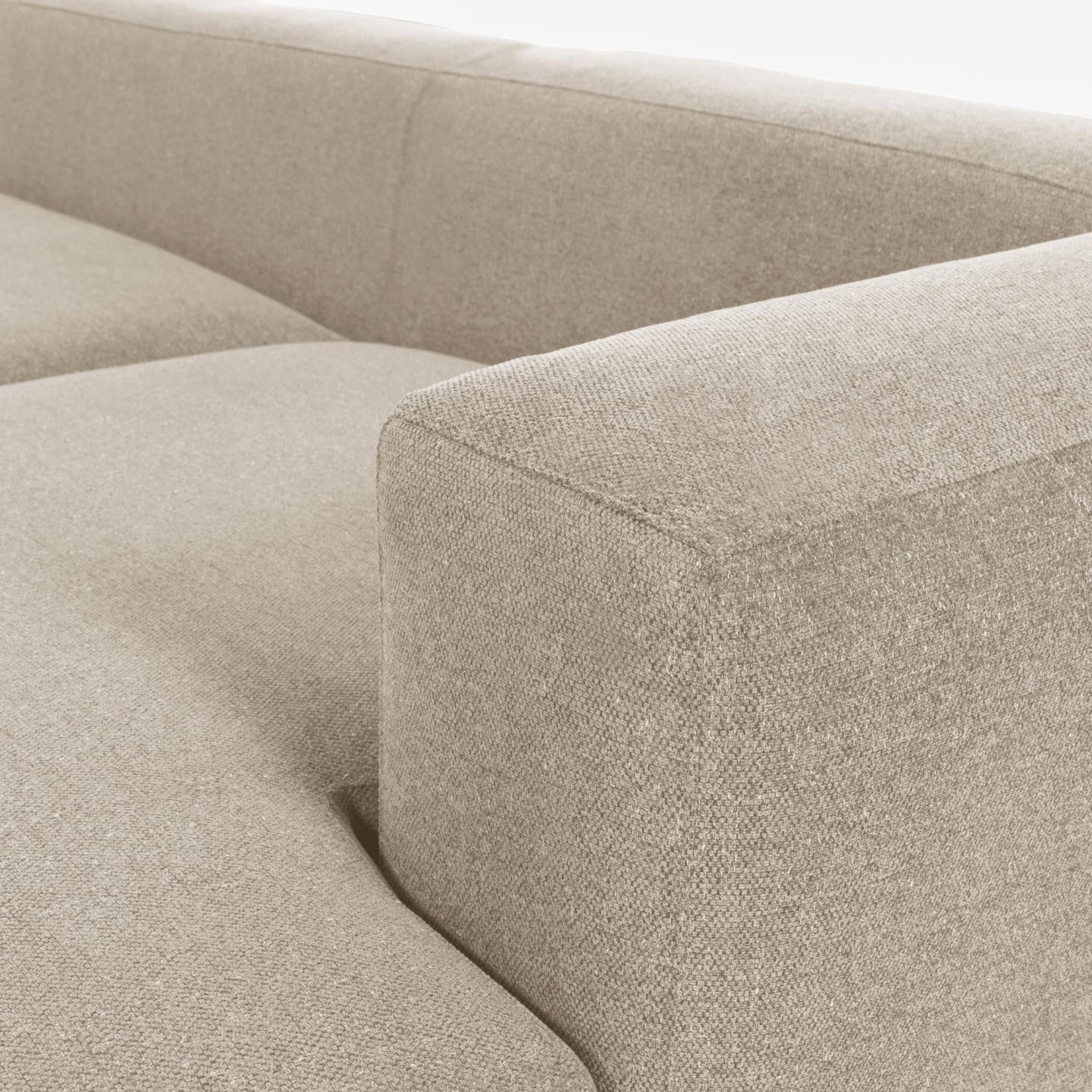 Kave Home Loungebank 'Blok' Rechts 300cm, kleur Beige