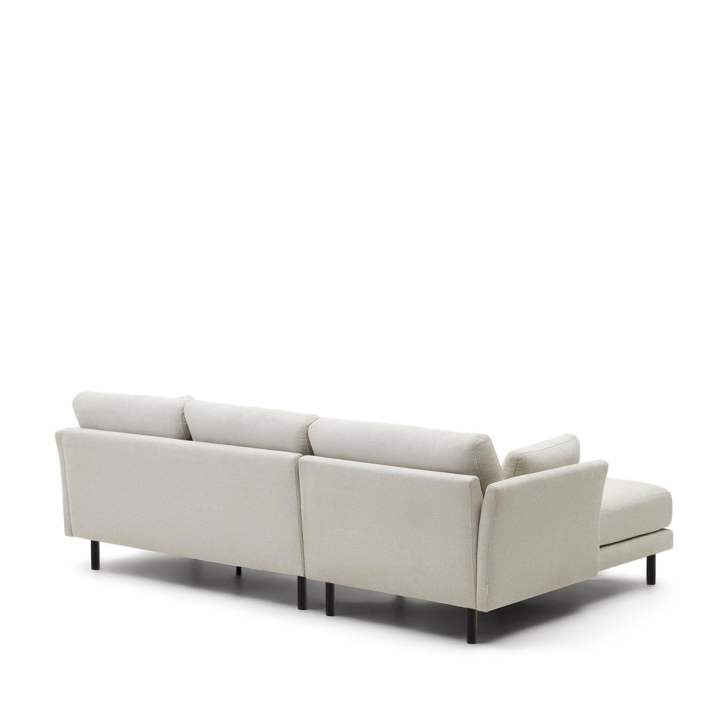 Kave Home Loungebank 'Gilma' Links/Rechts, Chenille, kleur Beige
