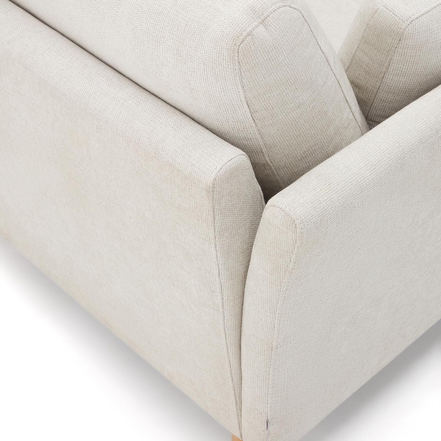 Kave Home Loungebank 'Gilma' Links/Rechts, Chenille, kleur Beige