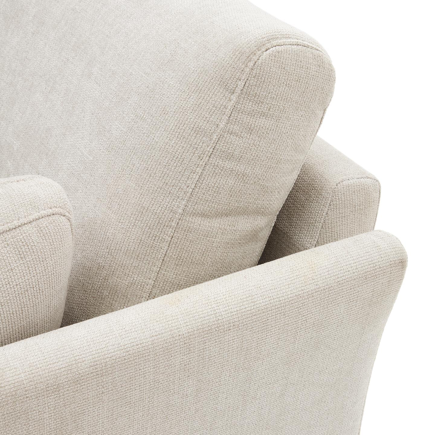 Kave Home Loungebank 'Gilma' Links/Rechts, Chenille, kleur Beige
