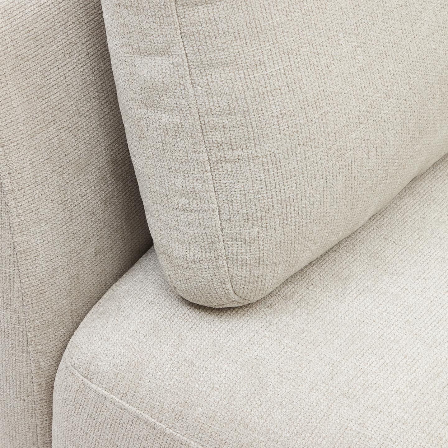 Kave Home Loungebank 'Gilma' Links/Rechts, Chenille, kleur Beige