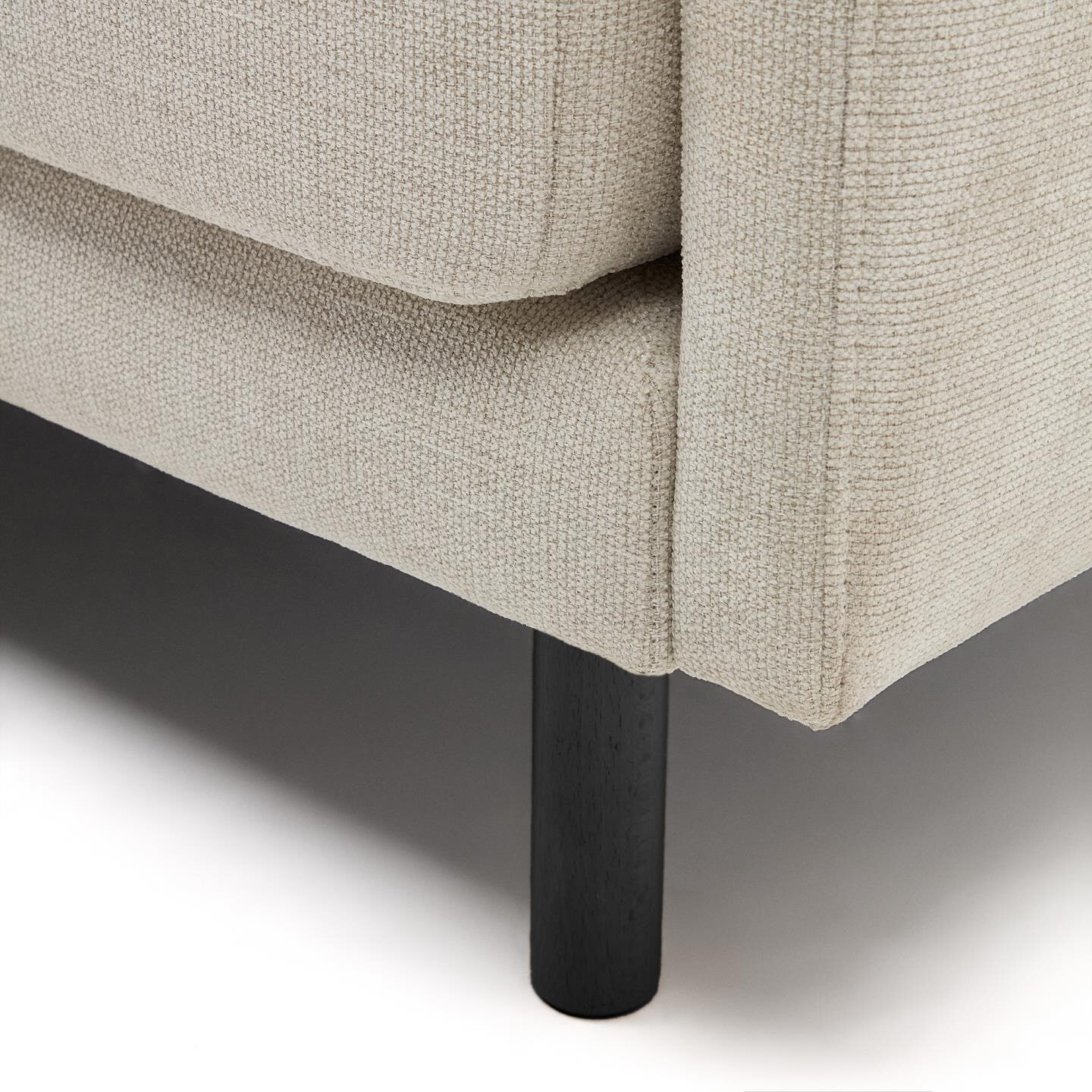Kave Home Loungebank 'Gilma' Links/Rechts, Chenille, kleur Beige