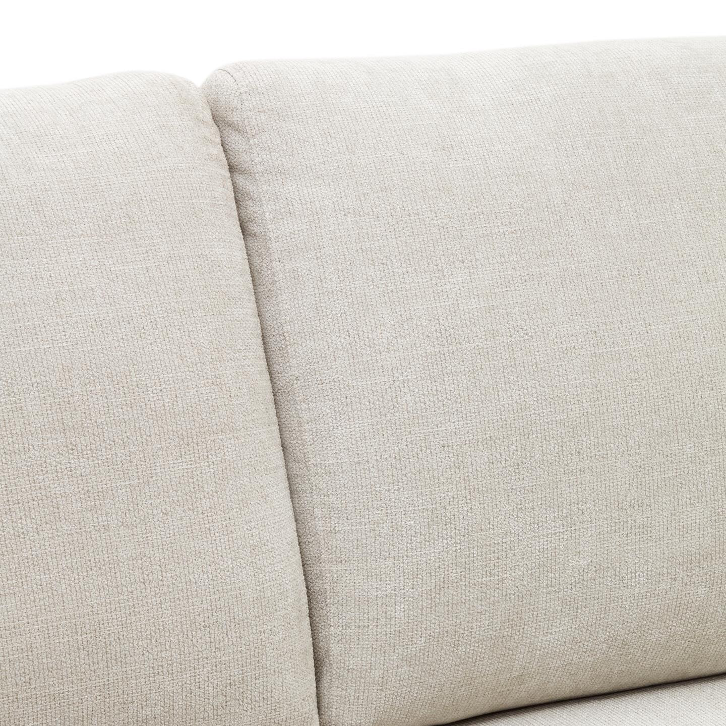 Kave Home Loungebank 'Gilma' Links/Rechts, Chenille, kleur Beige