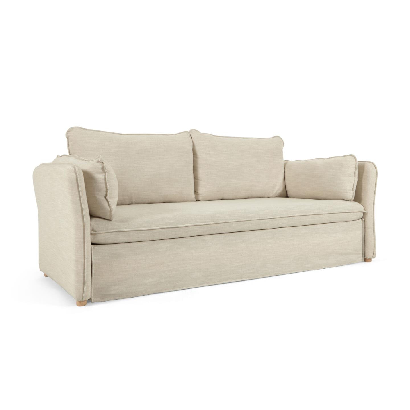 Kave Home Slaapbank 'Tanit' kleur Naturel