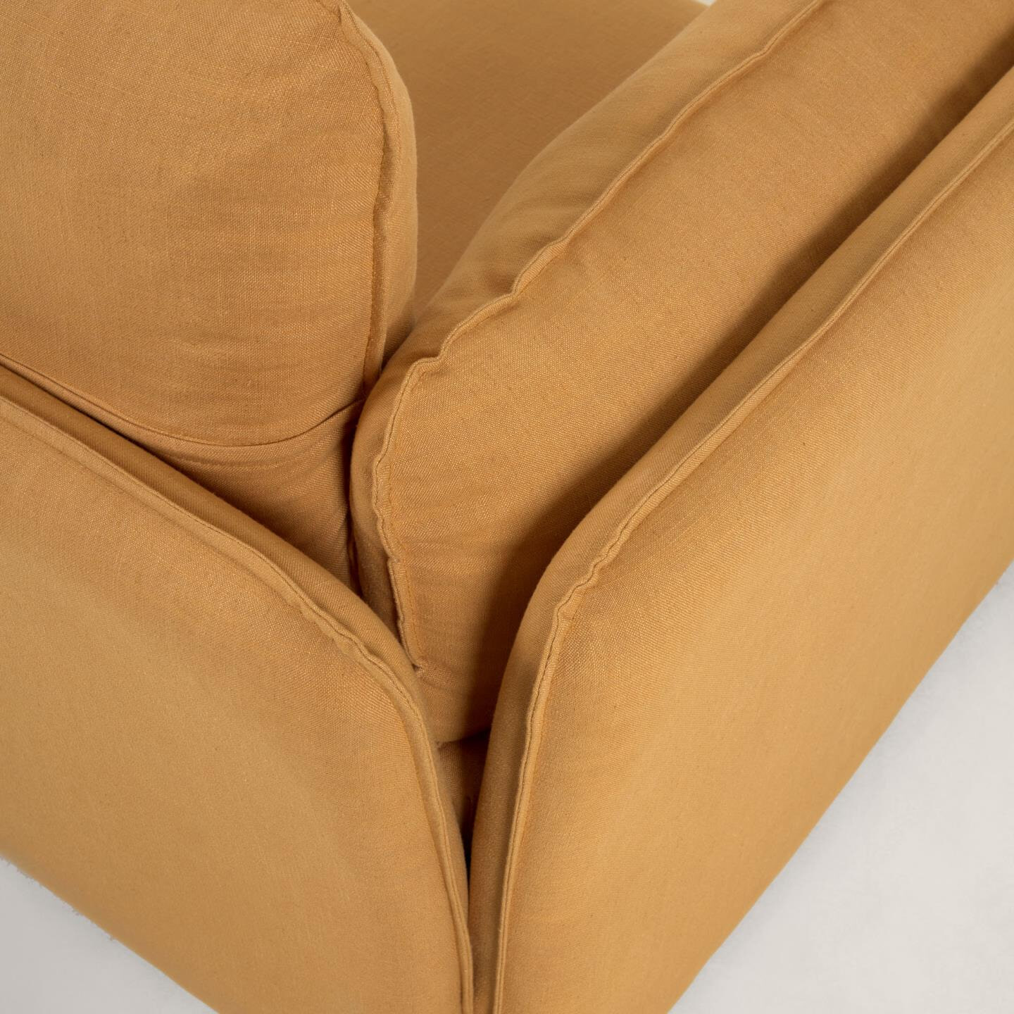 Kave Home Slaapbank 'Tanit' kleur Mosterdgeel
