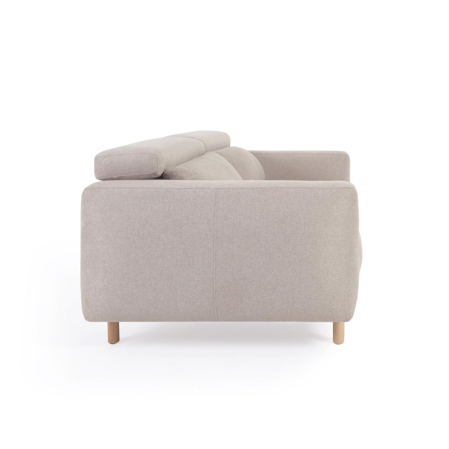 Kave Home 3-zits Bank 'Singa' Chenille, kleur Beige