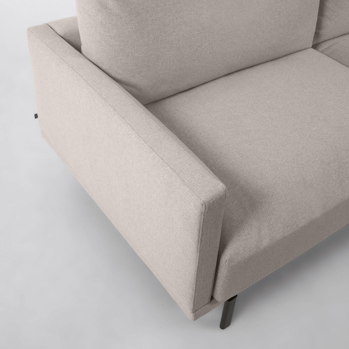 Kave Home 3-zits Bank 'Galene' 214cm, kleur Beige