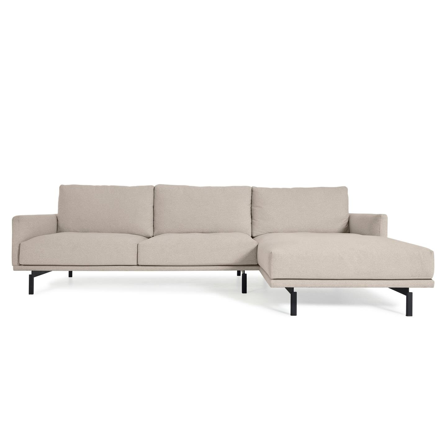 Kave Home 3-zits Loungebank 'Galene' Rechts, kleur Beige