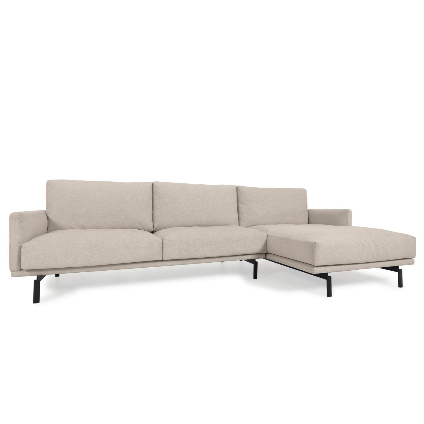 Kave Home 3-zits Loungebank 'Galene' Rechts, kleur Beige