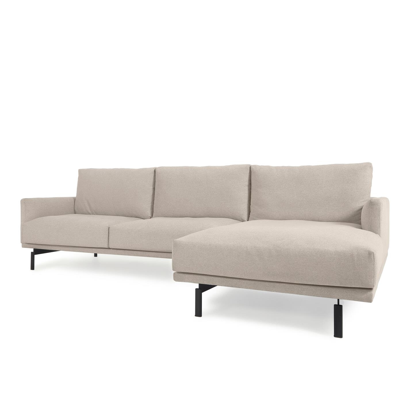 Kave Home 3-zits Loungebank 'Galene' Rechts, kleur Beige