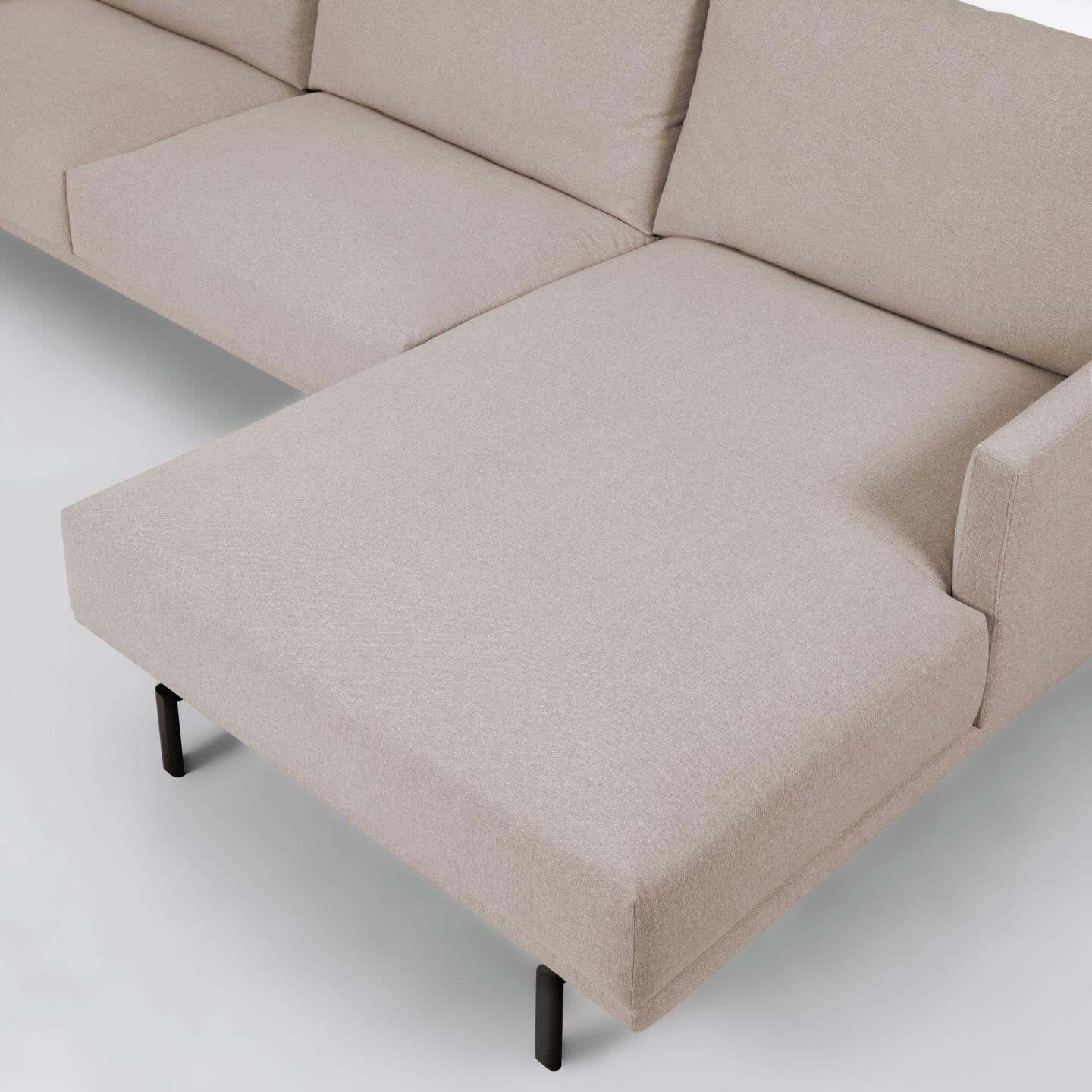 Kave Home 3-zits Loungebank 'Galene' Rechts, kleur Beige