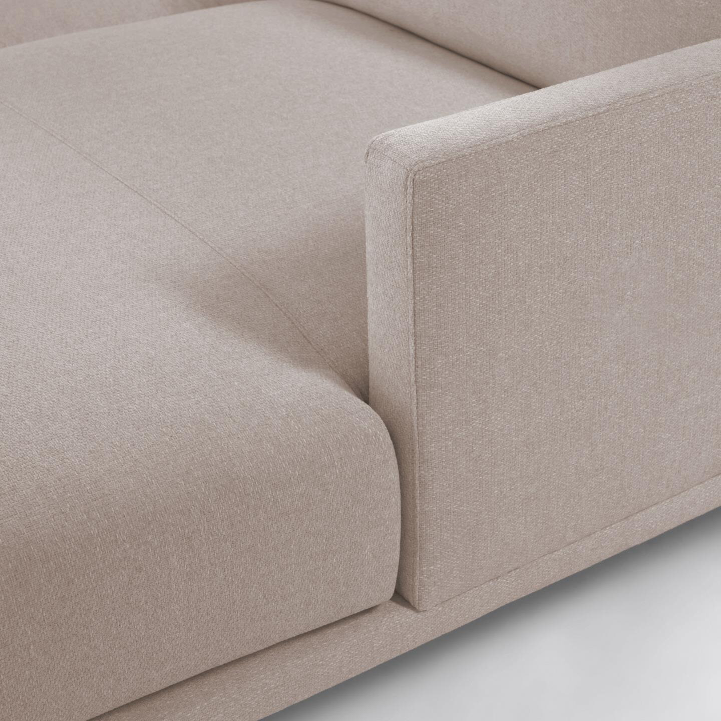Kave Home 3-zits Loungebank 'Galene' Rechts, kleur Beige