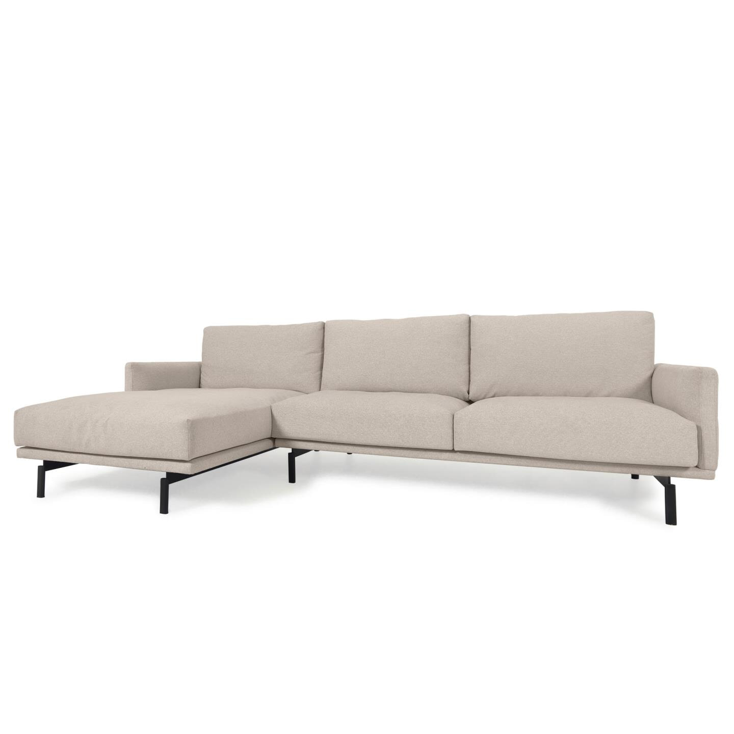 Kave Home 3-zits Loungebank 'Galene' Links, kleur Beige