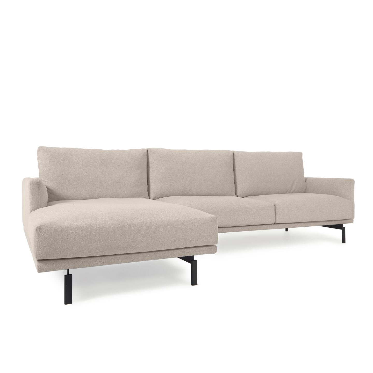Kave Home 3-zits Loungebank 'Galene' Links, kleur Beige