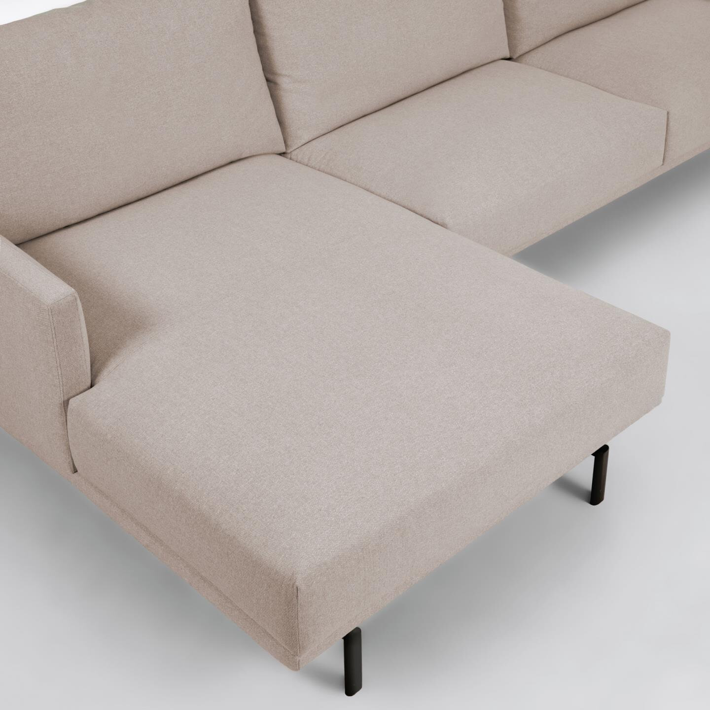Kave Home 3-zits Loungebank 'Galene' Links, kleur Beige