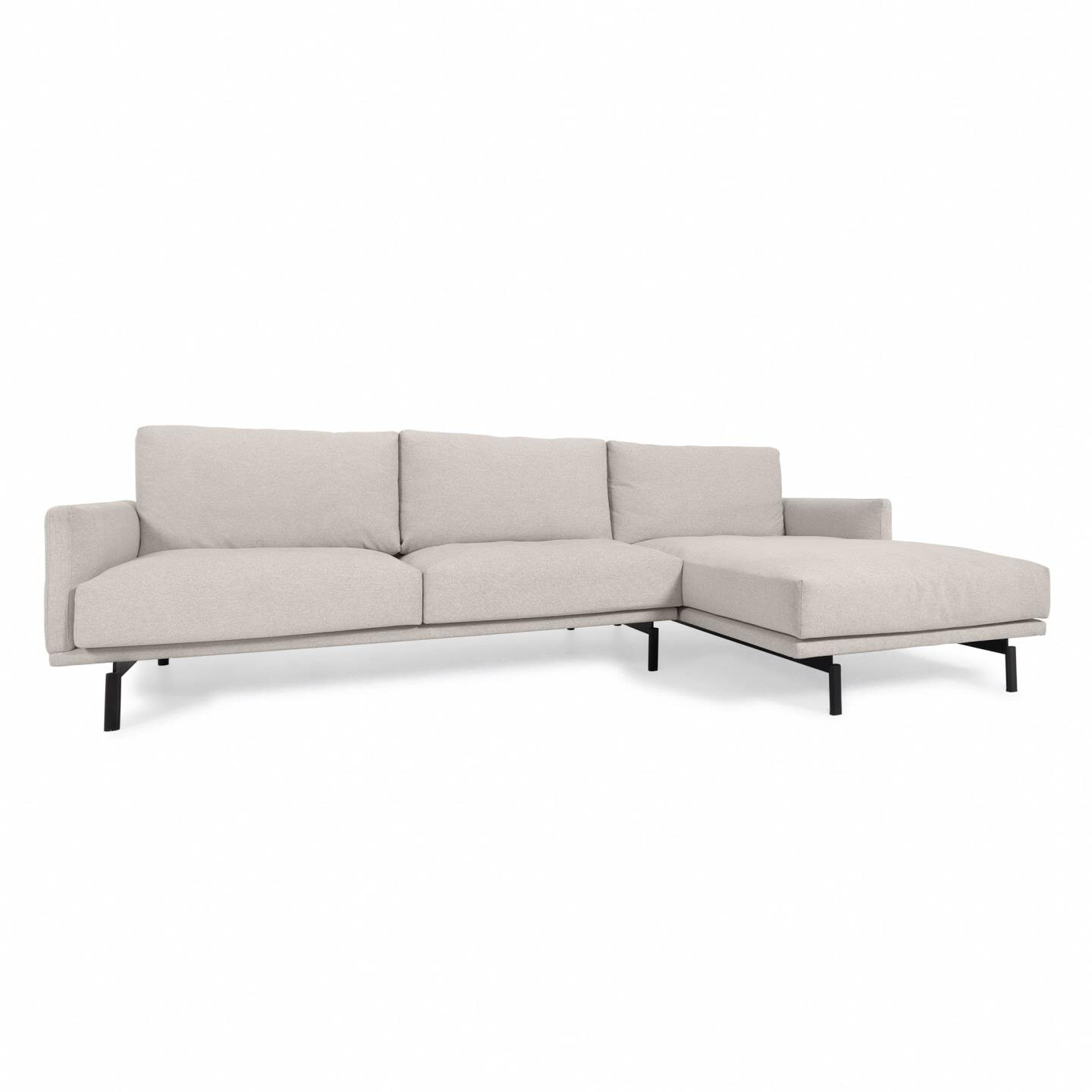 Kave Home 4-zits Loungebank 'Galene' Rechts, 314cm, kleur Beige