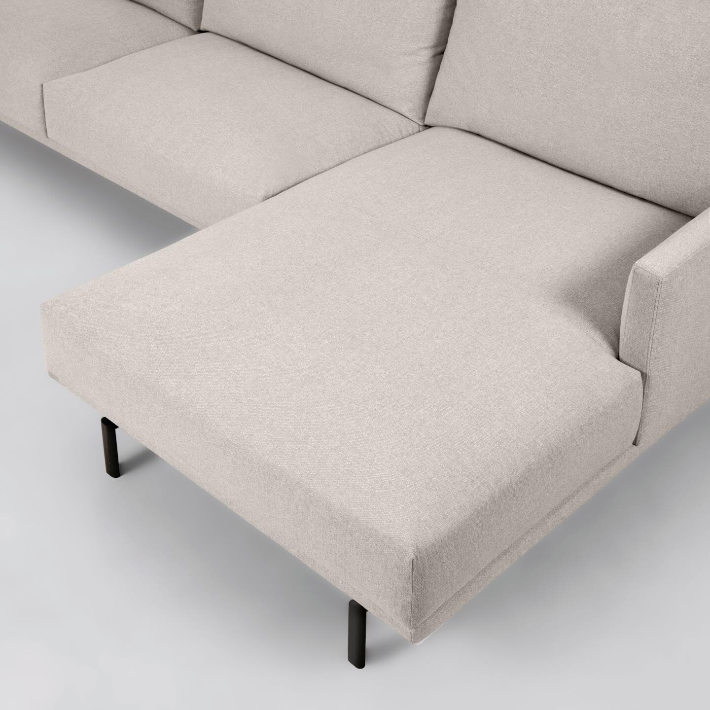 Kave Home 4-zits Loungebank 'Galene' Rechts, 314cm, kleur Beige