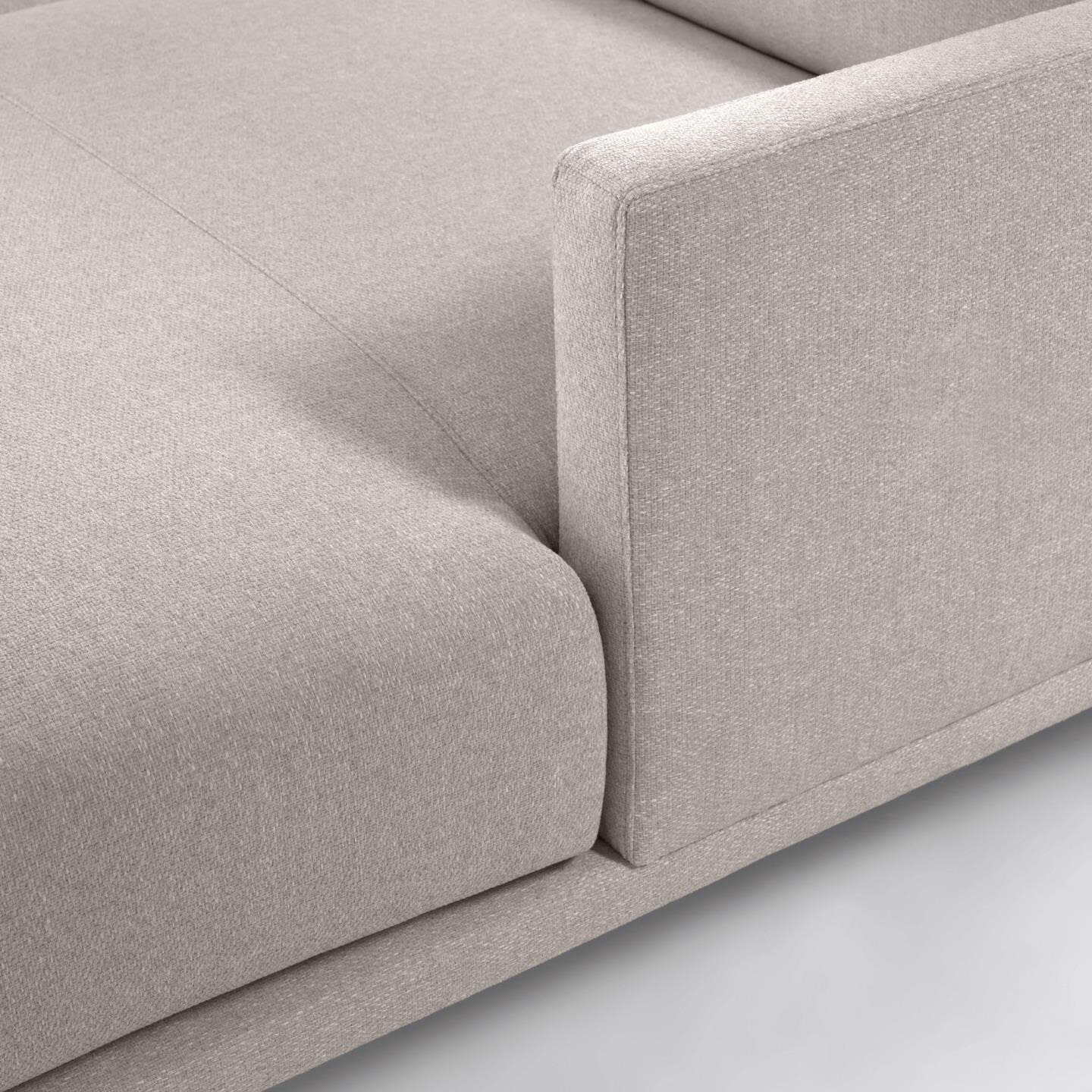 Kave Home 4-zits Loungebank 'Galene' Rechts, 314cm, kleur Beige