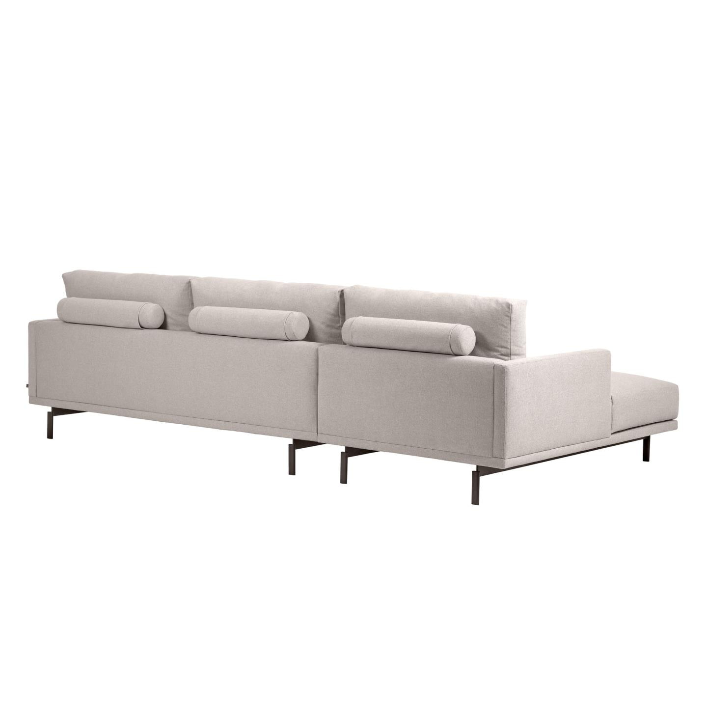 Kave Home 4-zits Loungebank 'Galene' Links, 314cm, kleur Beige