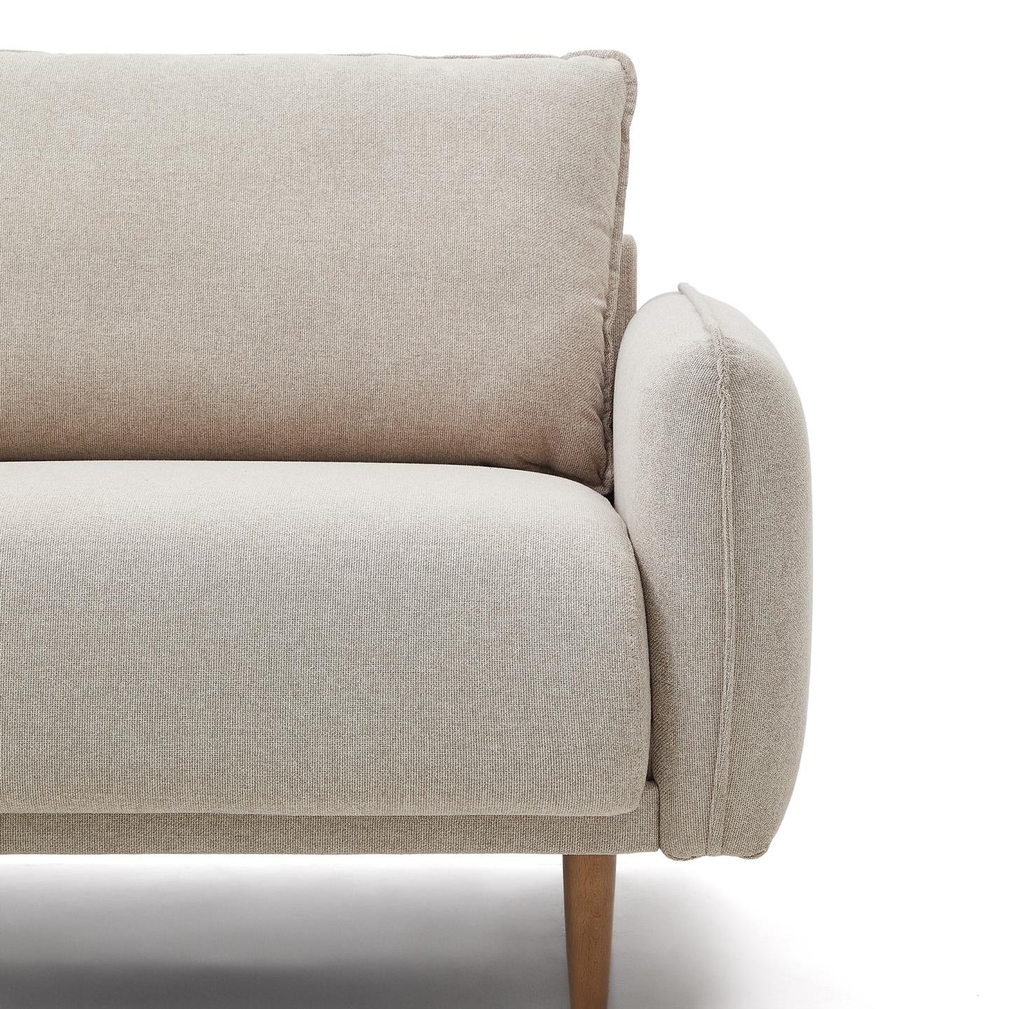 Kave Home 2-zits Bank 'Carlota' Structuurstof, kleur Beige