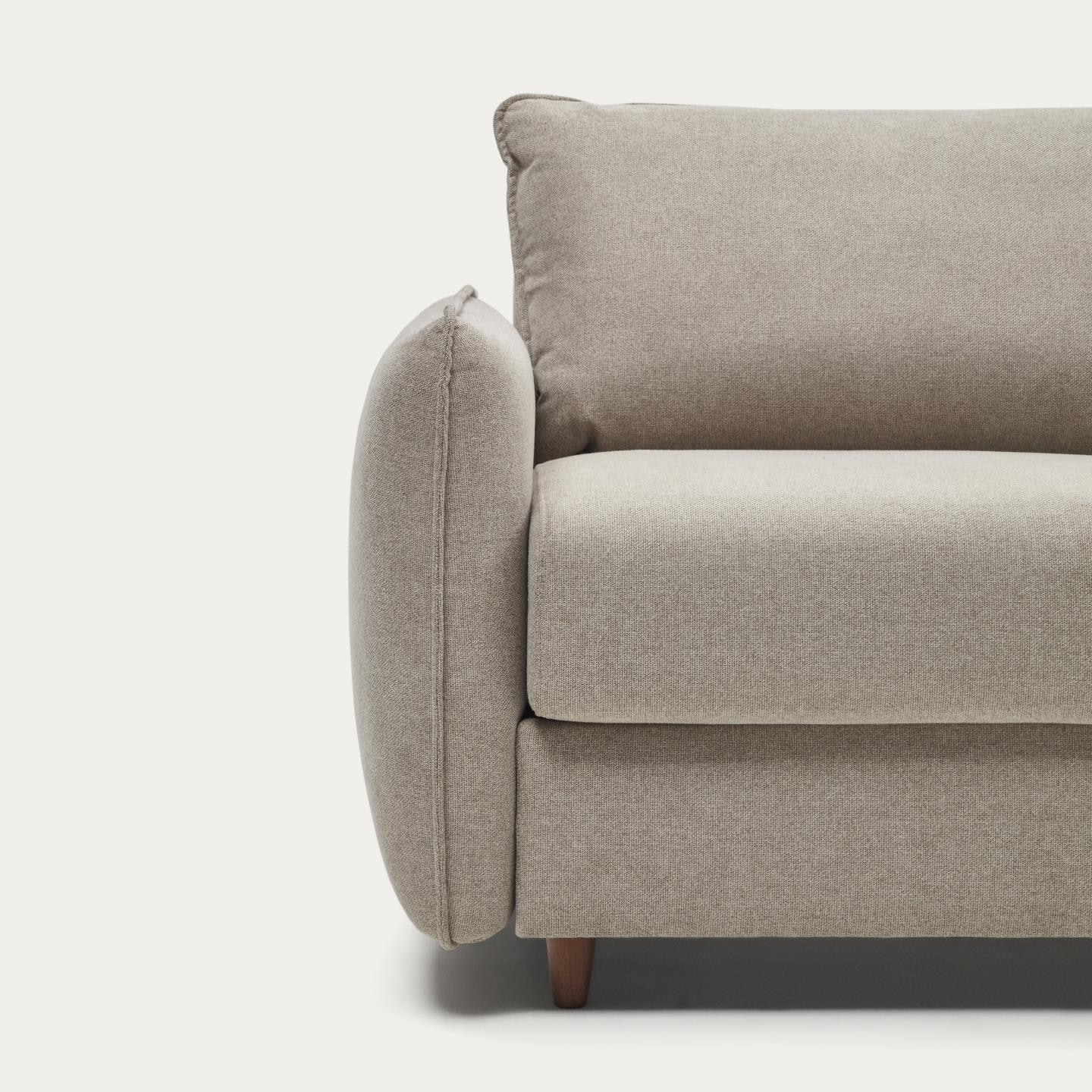 Kave Home 2-zits Slaapbank 'Carlota' Chenille, kleur Beige