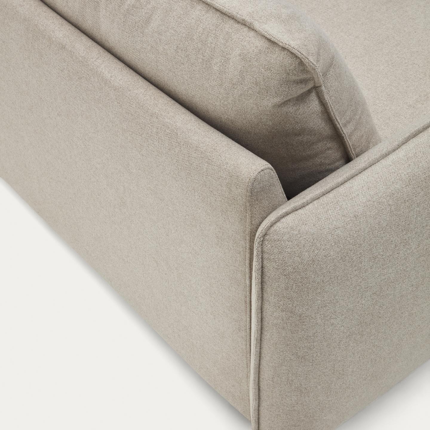 Kave Home 2-zits Slaapbank 'Carlota' Chenille, kleur Beige