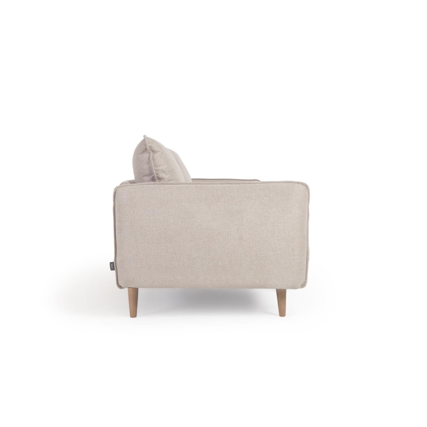 Kave Home 3-zits Bank 'Carlota' Micro-bouclé, kleur Beige