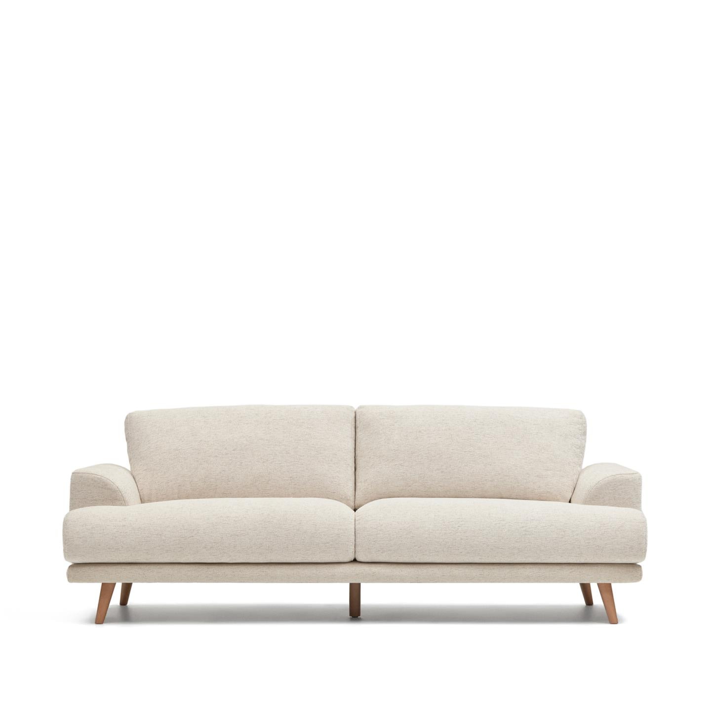 Kave Home 3-zits Bank 'Karin' 231cm, kleur Beige