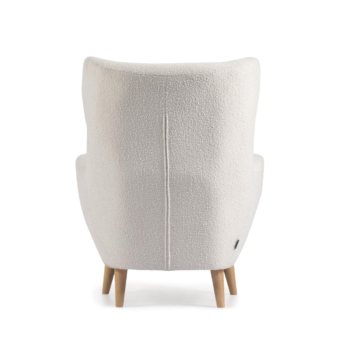 Kave Home Fauteuil 'Patio' Bouclé, kleur Wit