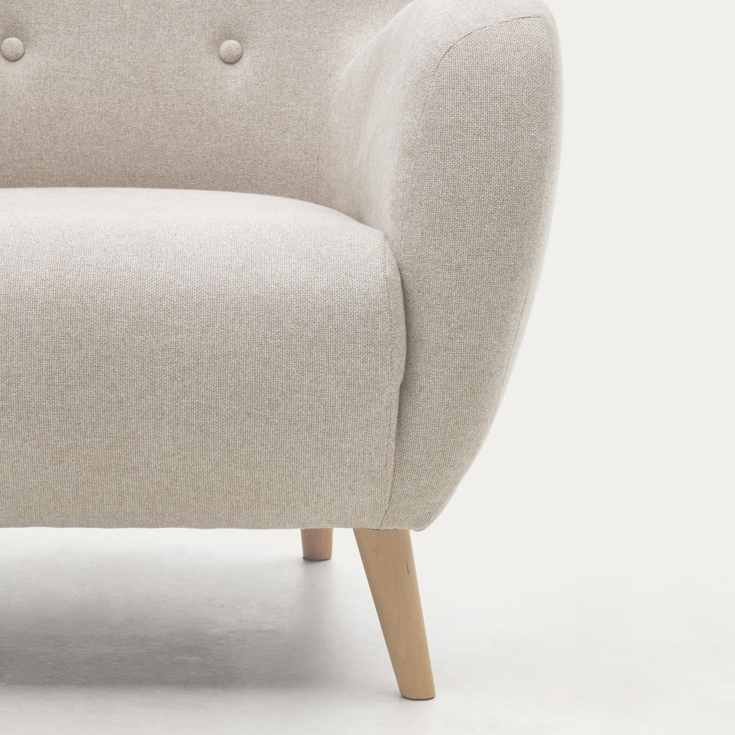 Kave Home Fauteuil 'Patio' kleur Beige