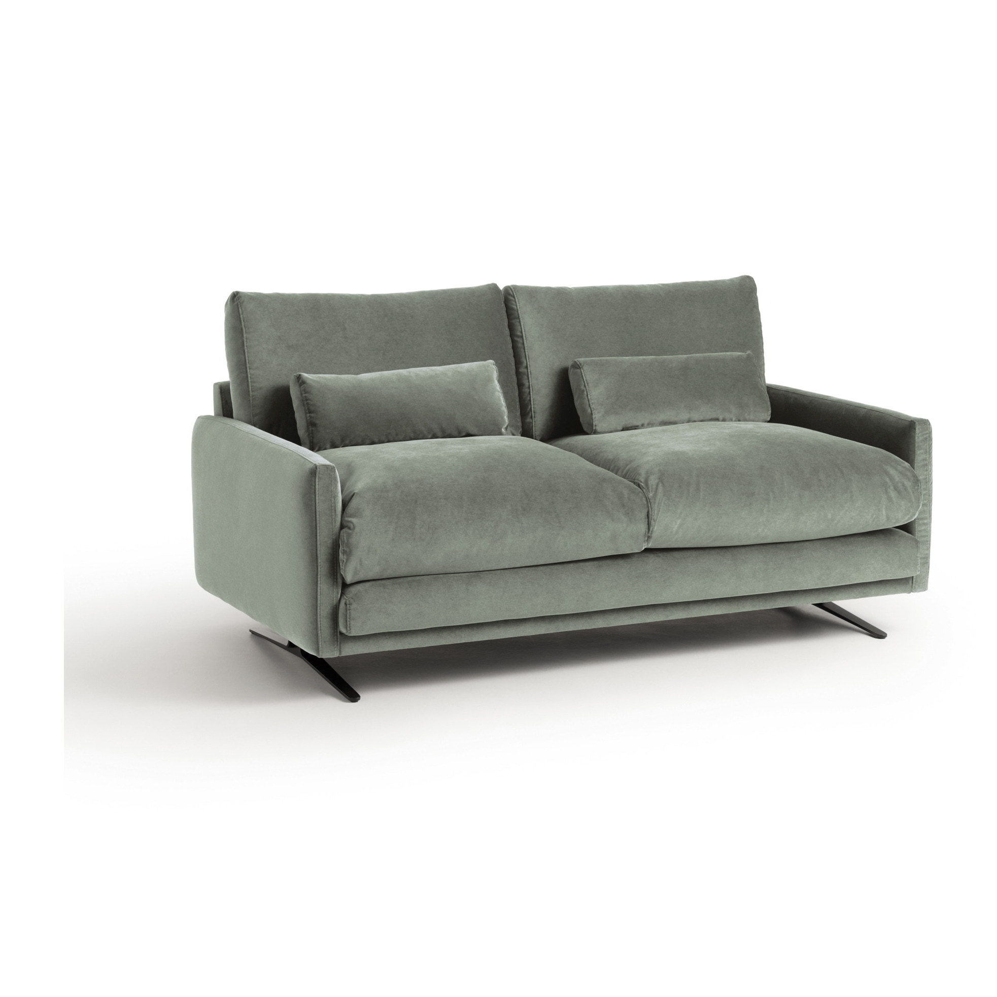 Kave Home 2-zits Bank Veliro 180cm, Velvet - Groen