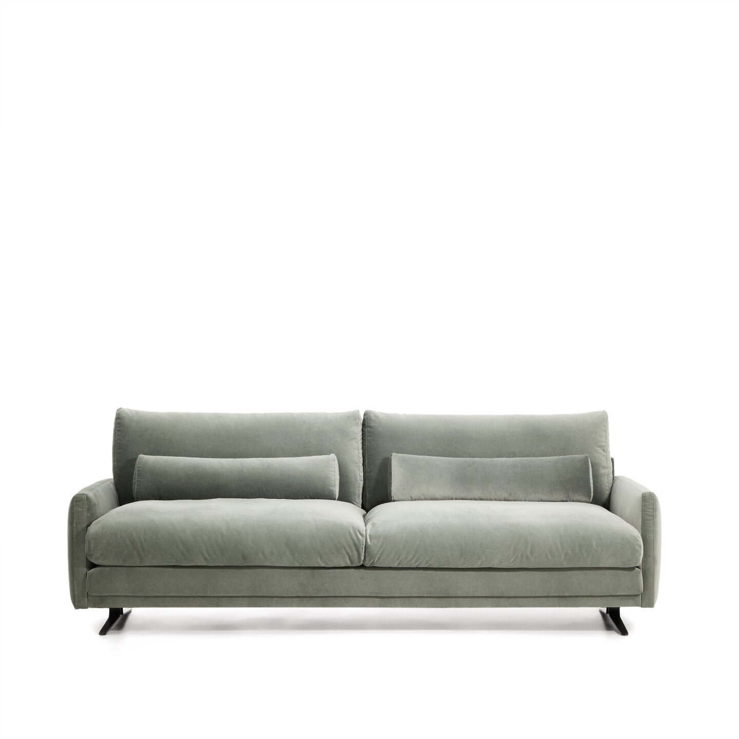 Kave Home 3-zits Bank Veliro Velvet - Groen