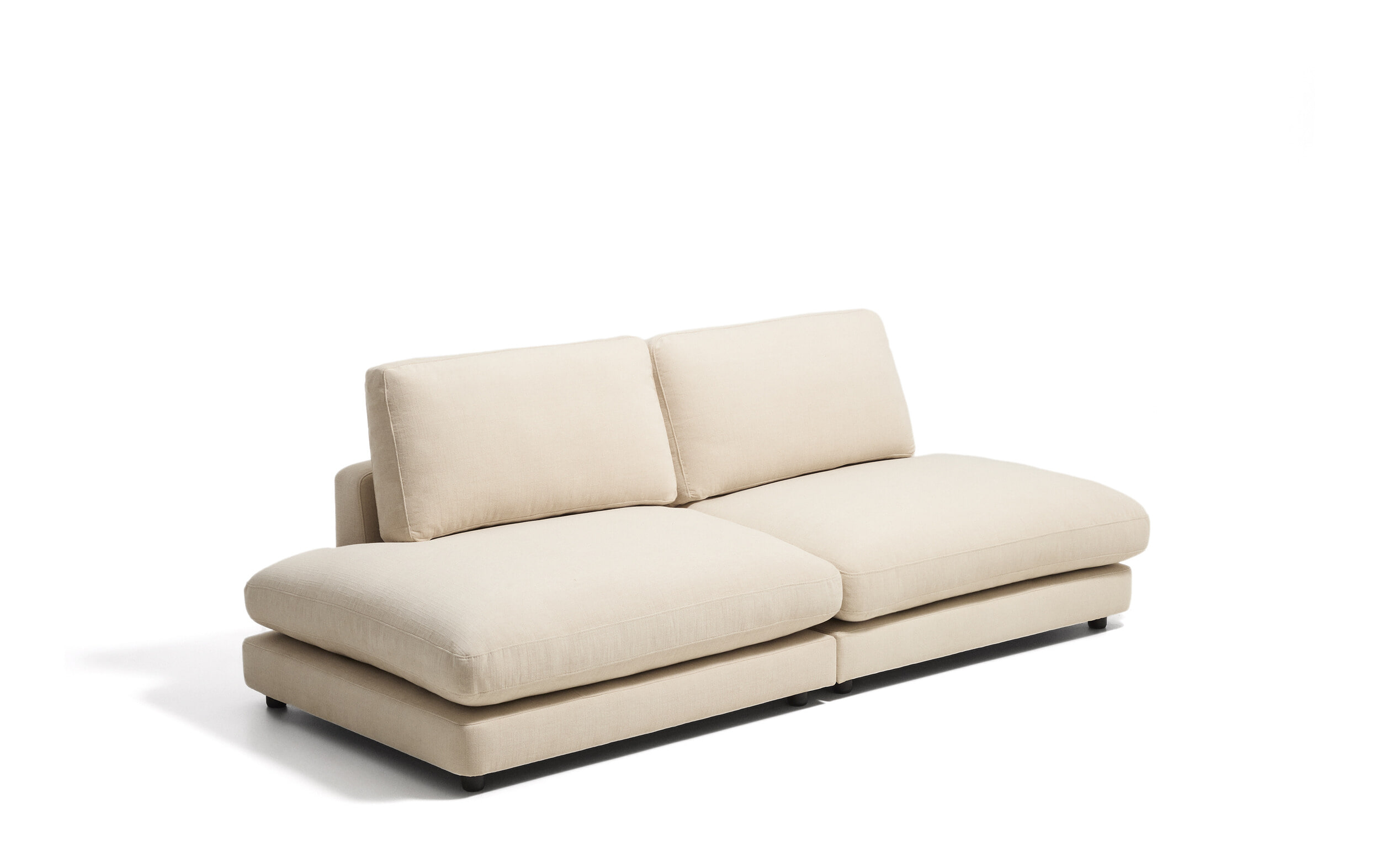 Kave Home 3-zits Bank Gala 240cm, Chenille - Beige