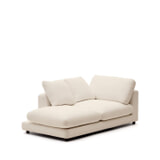 Kave Home Chaise Longue 'Gala' Chenille, Links, kleur Beige