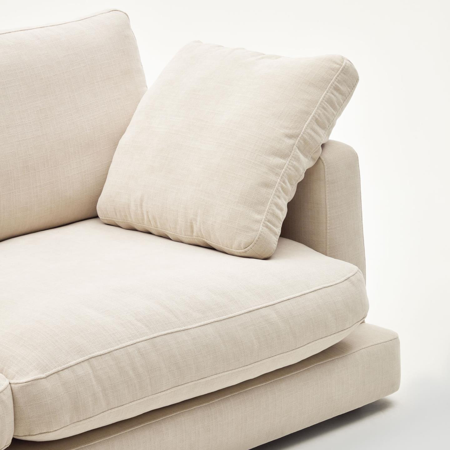 Kave Home 3-zits Bank 'Gala' Chenille, kleur Beige