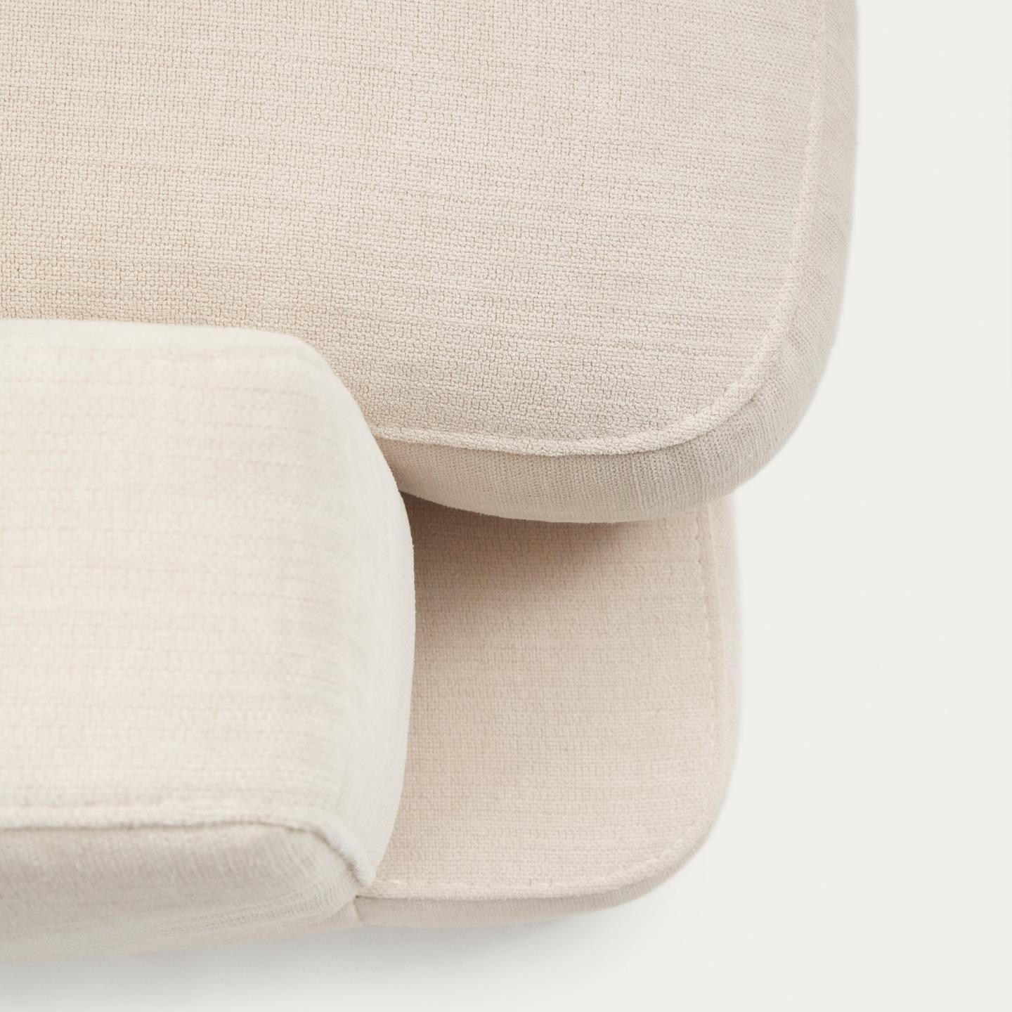 Kave Home 4-zits Loungebank 'Gala' Rechts, Chenille, kleur Beige