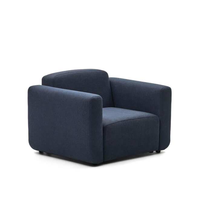 Kave Home Fauteuil 'Neom' kleur Donkerblauw